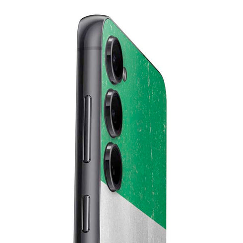 Nigeria Flag Distressed Galaxy S24 Skin